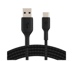 Belkin Belkin Boost Charge USB-C naar USB-C Gevlochten Kabel 2M Zwart