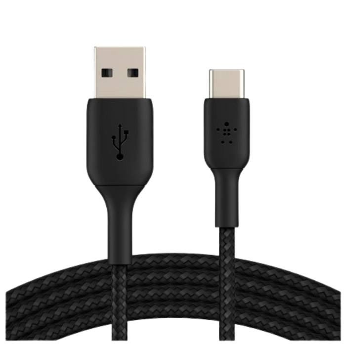 Belkin Belkin Boost Charge USB-C naar USB-C Gevlochten Kabel 2M Zwart
