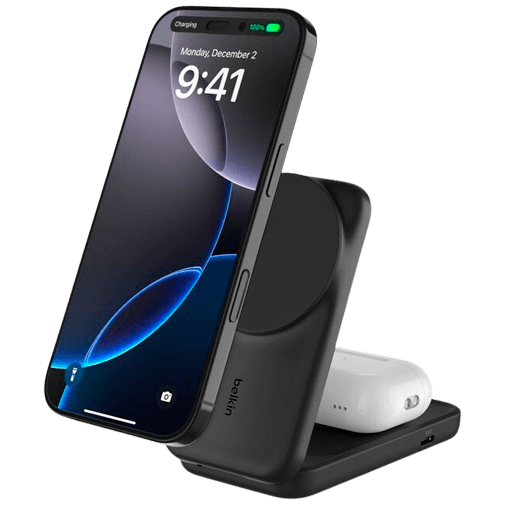 Belkin Belkin Ultracharge 2-in-1 Draadloze Oplader 25W Zwart