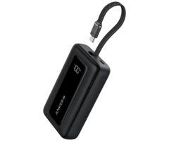 Anker Anker Zolo Powerbank 20.000mAh met Ingebouwde USB-C Kabel Zwart