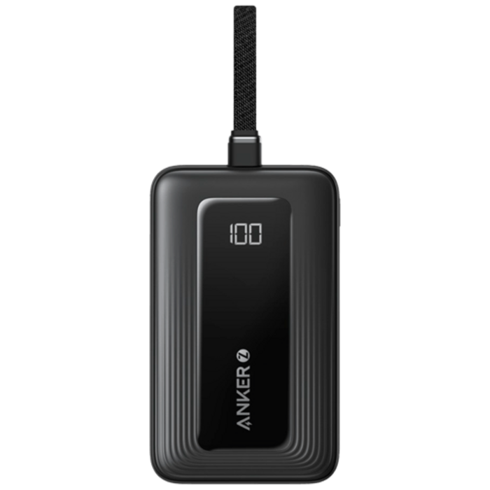 Anker Anker Zolo Powerbank 20.000mAh met Ingebouwde USB-C Kabel Zwart