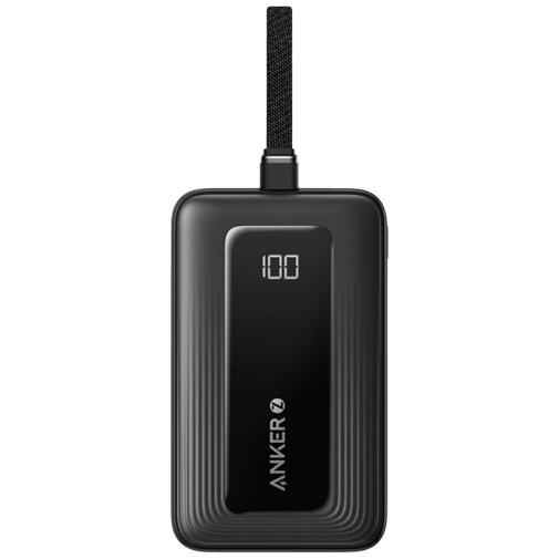 Anker Anker Zolo Powerbank 20.000mAh met Ingebouwde USB-C Kabel Zwart