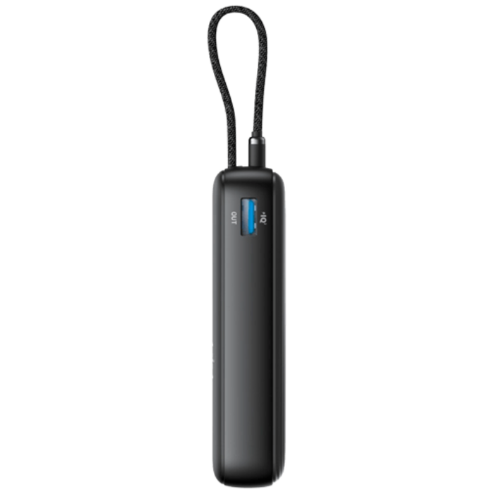 Anker Anker Zolo Powerbank 20.000mAh met Ingebouwde USB-C Kabel Zwart