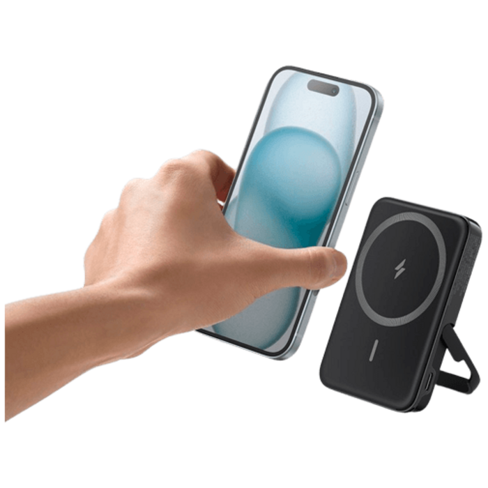 Anker Anker 322 MagGo Magnetische Draadloze Powerbank 5.000mAh - Zwart