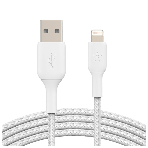 Belkin Belkin Boost Charge Gevlochten Lightning Kabel 2m - Wit