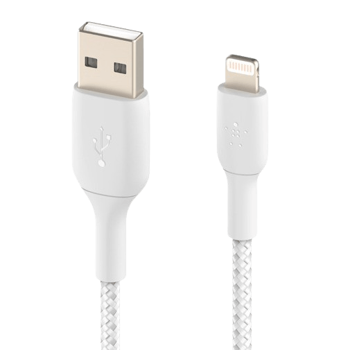 Belkin Belkin Boost Charge Gevlochten Lightning Kabel 2m - Wit