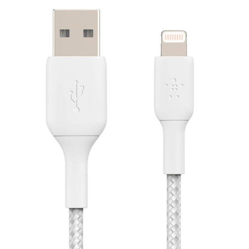 Belkin Belkin Boost Charge Gevlochten Lightning Kabel 2m - Wit