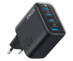 Anker Anker Zolo 70W Snellader met 3x USB-C & 1x USB-A - Zwart