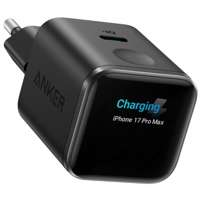 Anker Anker Nano USB-C Snellader 45W met Display - Zwart