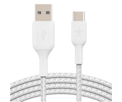 Belkin Belkin Boost Charge USB-C Gevlochten Kabel 1m - Wit