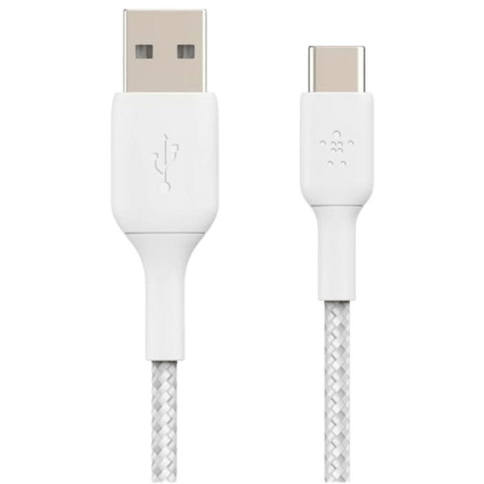 Belkin Belkin Boost Charge USB-C Gevlochten Kabel 1m - Wit