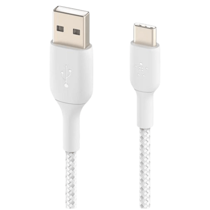 Belkin Belkin Boost Charge USB-C Gevlochten Kabel 1m - Wit