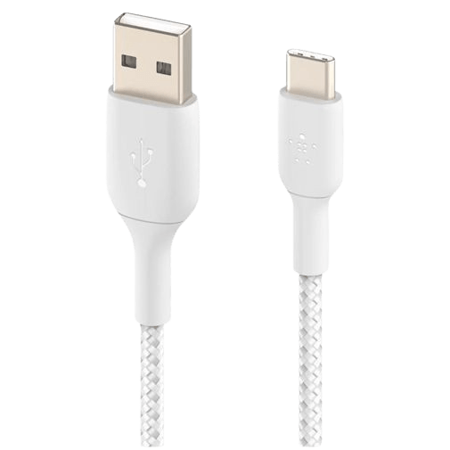 Belkin Belkin Boost Charge USB-C Gevlochten Kabel 1m - Wit