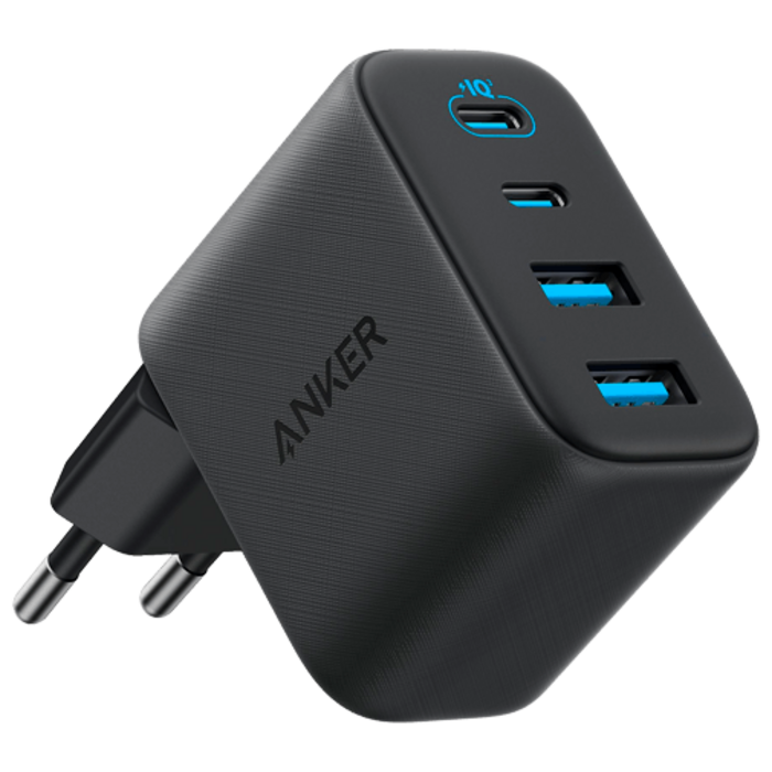 Anker Anker Zolo Dual USB-A + Dual USB-C Snellader 50W - Zwart