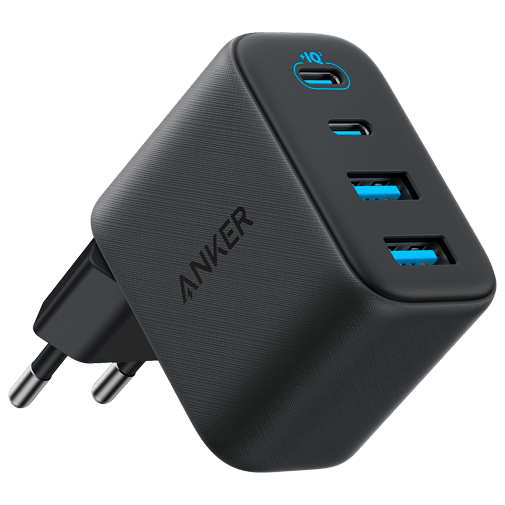 Anker Anker Zolo Dual USB-A + Dual USB-C Snellader 50W - Zwart