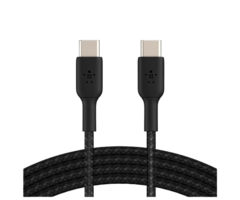 Belkin Belkin Boost Charge Gevlochten USB-C naar USB-C Kabel 1m - Zwart