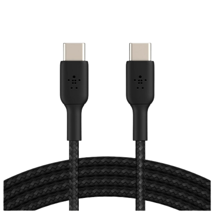 Belkin Belkin Boost Charge Gevlochten USB-C naar USB-C Kabel 1m - Zwart