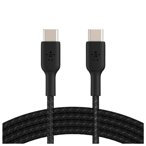 Belkin Belkin Boost Charge Gevlochten USB-C naar USB-C Kabel 1m - Zwart