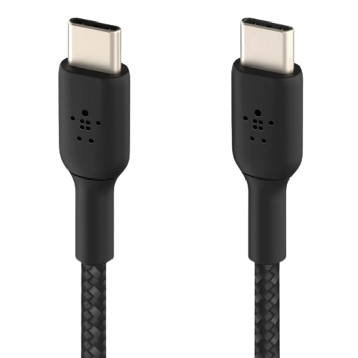 Belkin Belkin Boost Charge Gevlochten USB-C naar USB-C Kabel 1m - Zwart