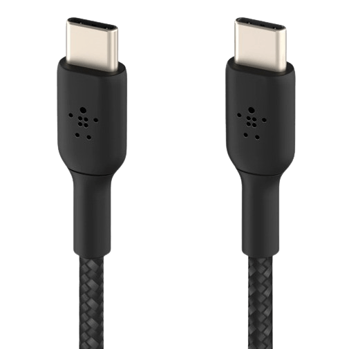Belkin Belkin Boost Charge Gevlochten USB-C naar USB-C Kabel 1m - Zwart