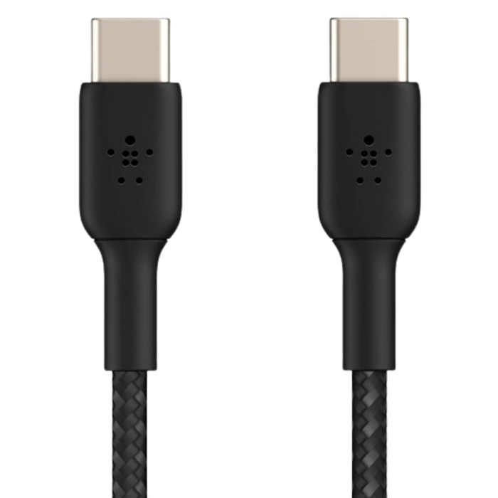 Belkin Belkin Boost Charge Gevlochten USB-C naar USB-C Kabel 1m - Zwart