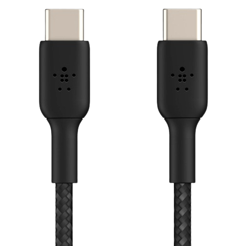 Belkin Belkin Boost Charge Gevlochten USB-C naar USB-C Kabel 1m - Zwart
