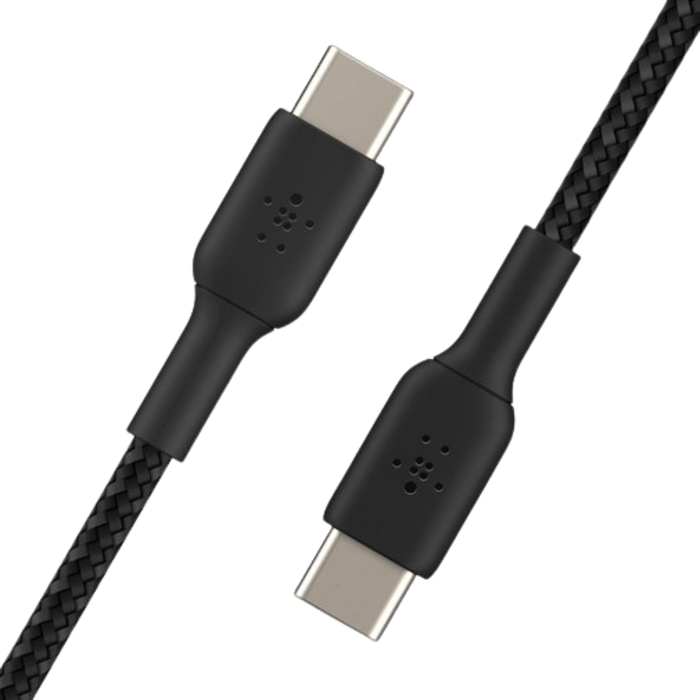 Belkin Belkin Boost Charge Gevlochten USB-C naar USB-C Kabel 1m - Zwart