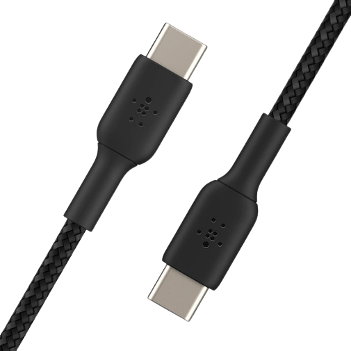 Belkin Belkin Boost Charge Gevlochten USB-C naar USB-C Kabel 1m - Zwart
