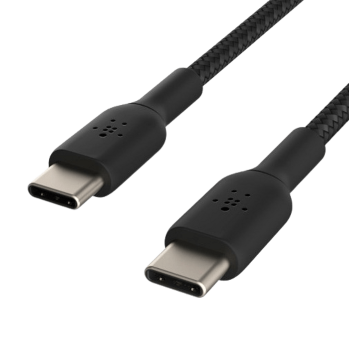 Belkin Belkin Boost Charge Gevlochten USB-C naar USB-C Kabel 1m - Zwart