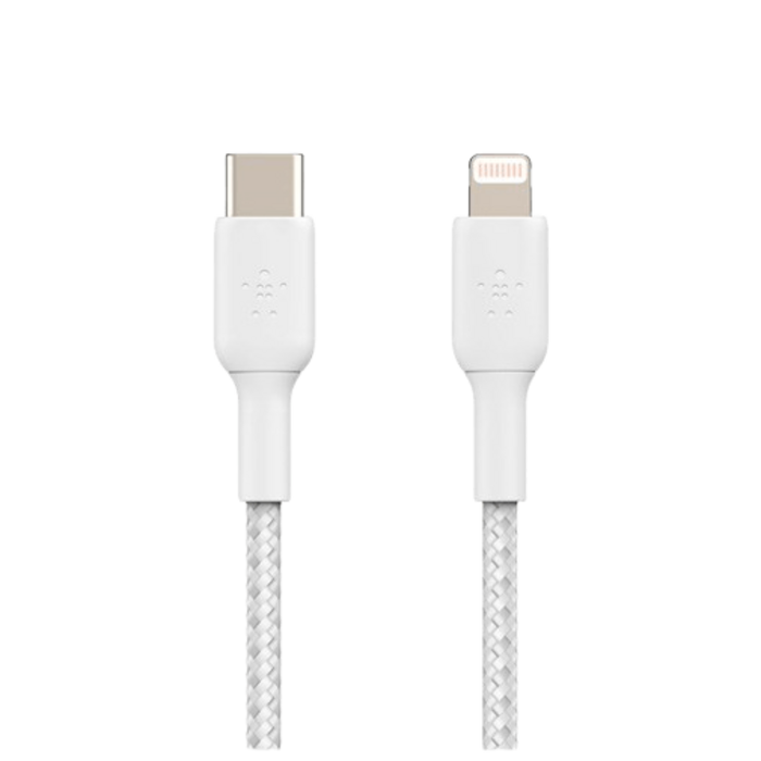 Belkin Belkin Boost Charge USB-C naar Lightning Kabel 1m Gevlochten Wit