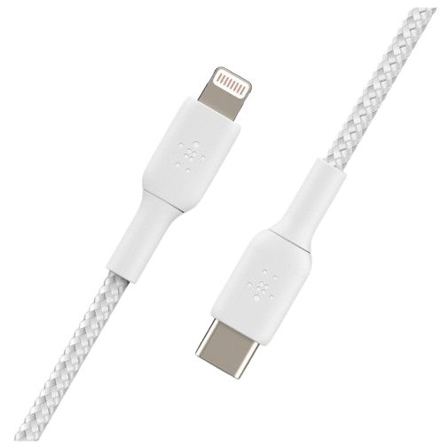 Belkin Belkin Boost Charge USB-C naar Lightning Kabel 1m Gevlochten Wit