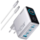 Anker USB 3-USB-C Snellader 140W + Kabel Zilver