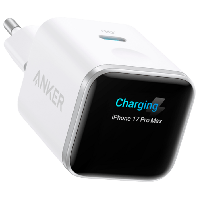 Anker Anker Nano USB-C Snellader 45W met Display Wit