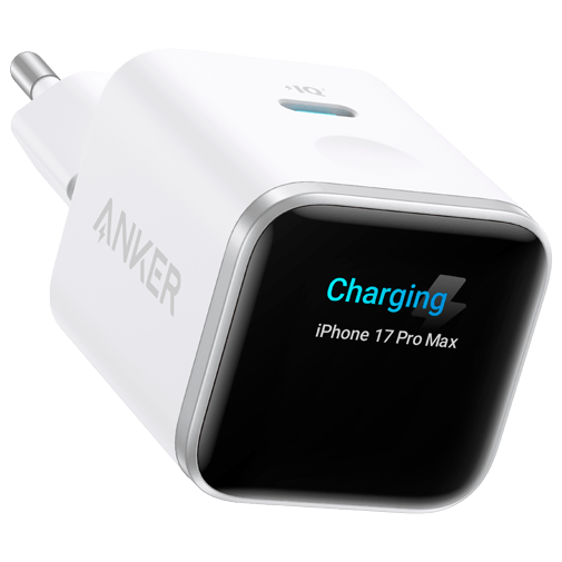 Anker Anker Nano USB-C Snellader 45W met Display Wit