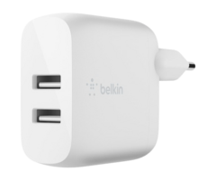 Belkin Belkin Boost Charge Dual USB-A Thuislader 12W - Wit
