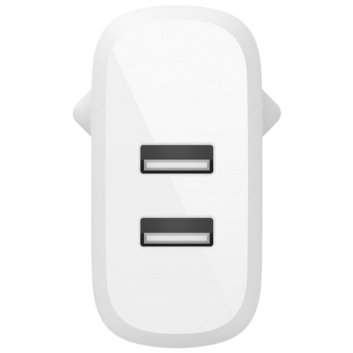 Belkin Belkin Boost Charge Dual USB-A Thuislader 12W - Wit