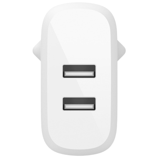 Belkin Belkin Boost Charge Dual USB-A Thuislader 12W - Wit