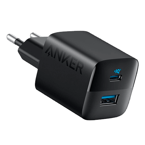 Anker Anker 323 Dual USB-C & USB-A Snellader 33W - Zwart