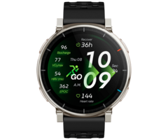 Amazfit Amazfit Active 3 Premium Zilver Smartwatch - 1.32" AMOLED