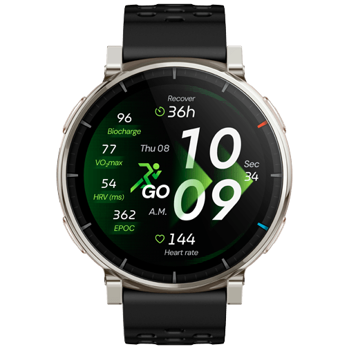 Amazfit Amazfit Active 3 Premium Zilver Smartwatch - 1.32" AMOLED
