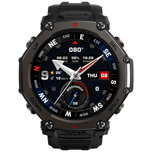 Amazfit Amazfit T-Rex 3 Pro 48mm Smartwatch - Zwart