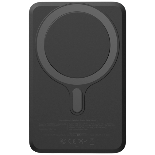 Xtorm Xtorm Magnetic USB-C Draadloze Snellader Powerbank 5.000mAh - Zwart