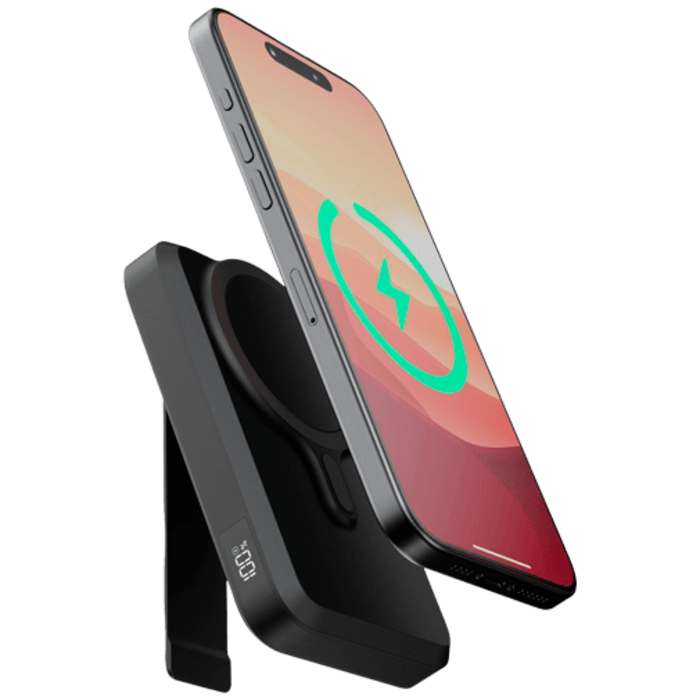 Xtorm Xtorm Magnetic USB-C Draadloze Snellader Powerbank 10.000mAh - Zwart