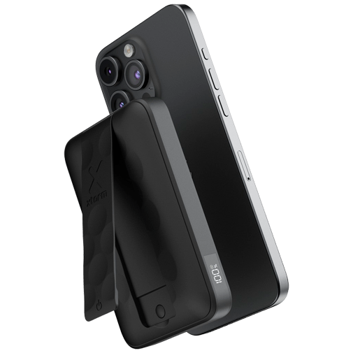 Xtorm Xtorm Magnetic USB-C Draadloze Snellader Powerbank 10.000mAh - Zwart