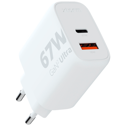 Xtorm Xtorm GaN2 Ultra USB & USB-C Snellader 67W Wit