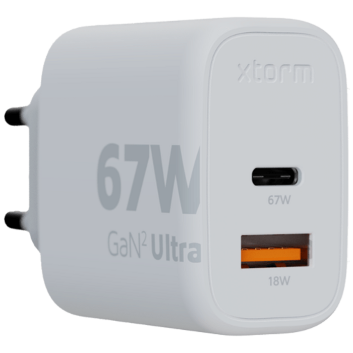 Xtorm Xtorm GaN2 Ultra USB & USB-C Snellader 67W Wit