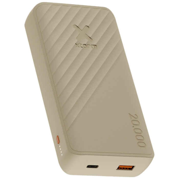 Xtorm Xtorm Go2 USB-C Snellader Powerbank 20.000mAh - Beige