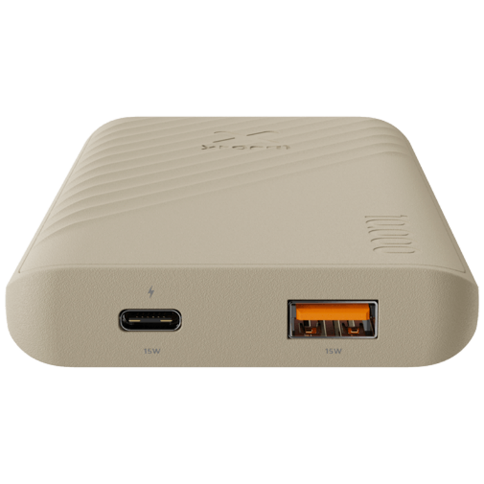 Xtorm Xtorm Go2 USB-C Snellader Powerbank 10.000mAh - Beige