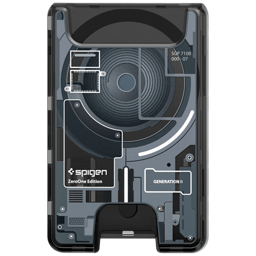 Spigen Spigen Ultra Hybrid Zero One Magnetische Kaarthouder MagSafe Zwart