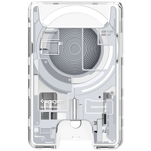 Spigen Spigen Ultra Hybrid Zero One Magnetische MagSafe Kaarthouder Wit Apple iPhone